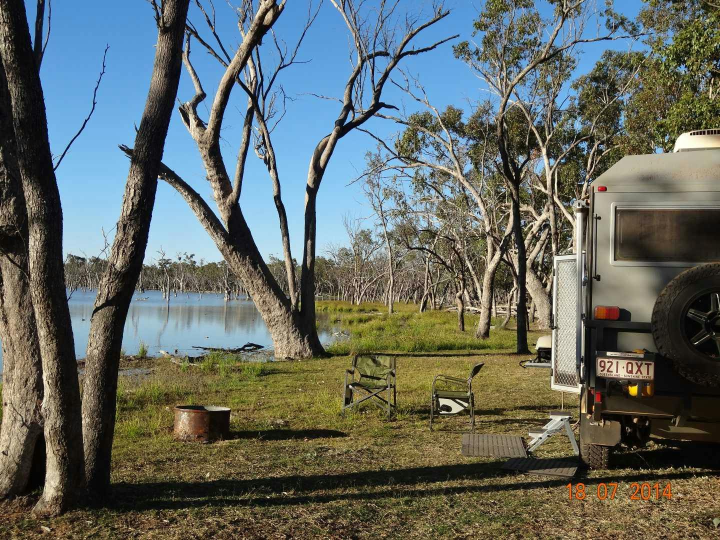 Free Camp site by water