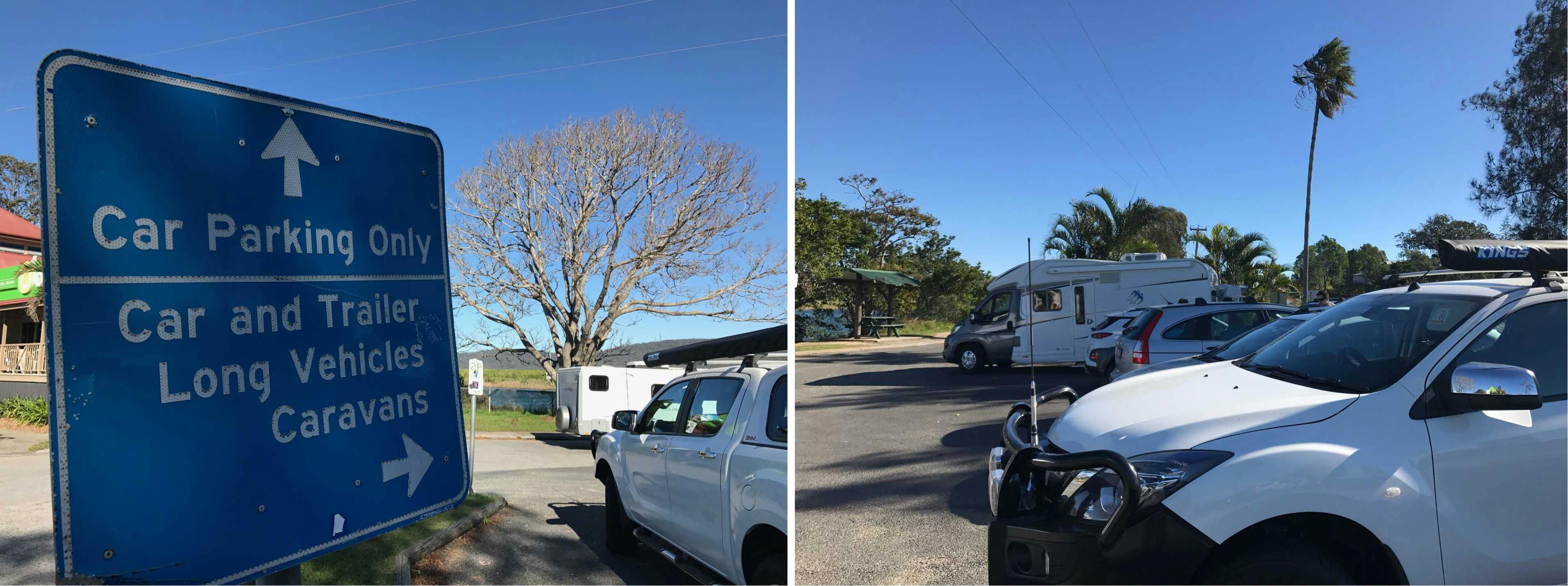 Keep designated RV parking for RVs! - Camps Australia Wide