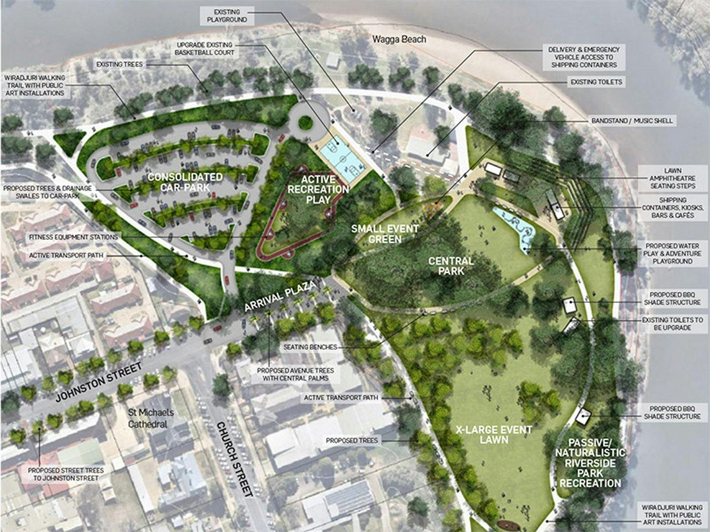 Wagga Wagga Riverside Redevelopment Stage 2 Concept