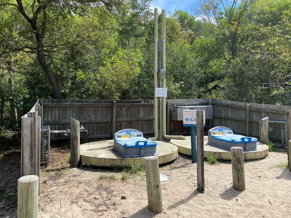 Public dump points at the Freshwater day-use area - Teewah QLD