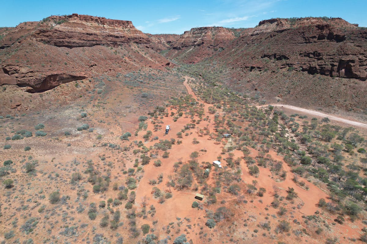 Temple Gorge Campground, Kennedy Range Western Australia - image Adams Family Travels
