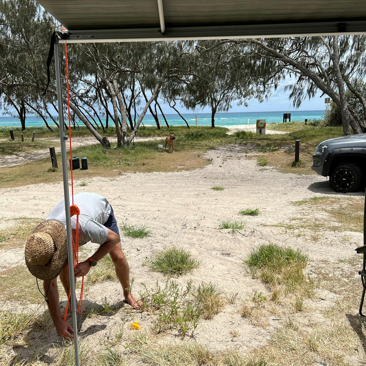 Beach Camping, North Stradbroke Island, QLD