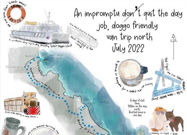 Drawing by Sarah from @allthegear.illustrated